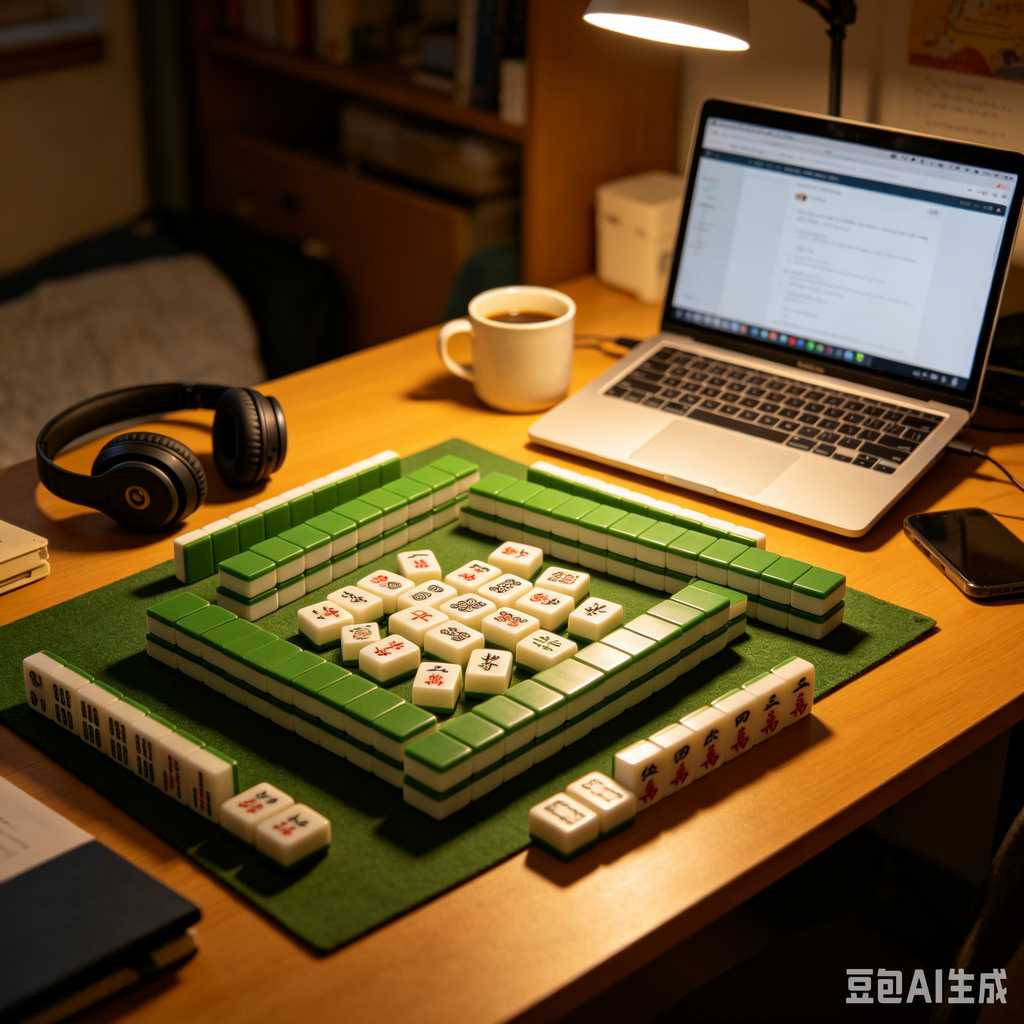 logo engrave mahjong tiles
