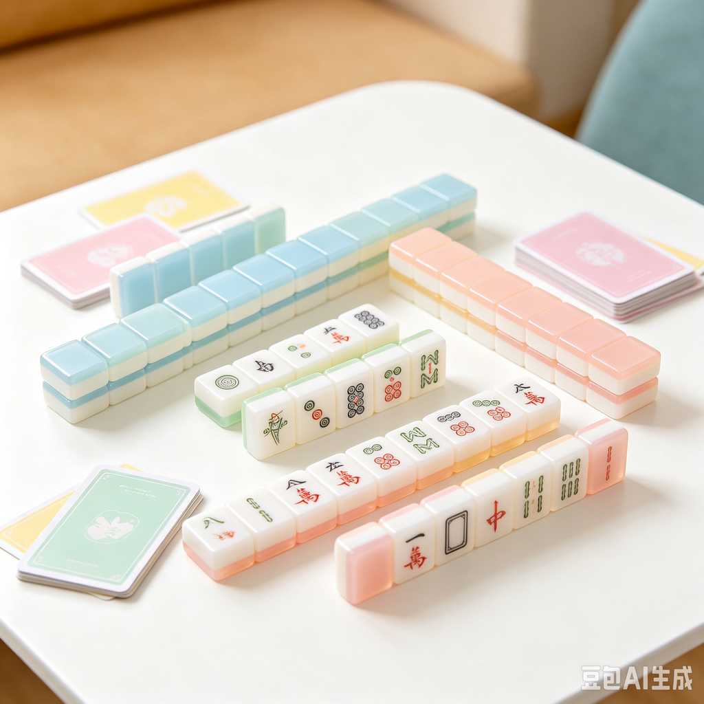 american mahjong tiles color coded